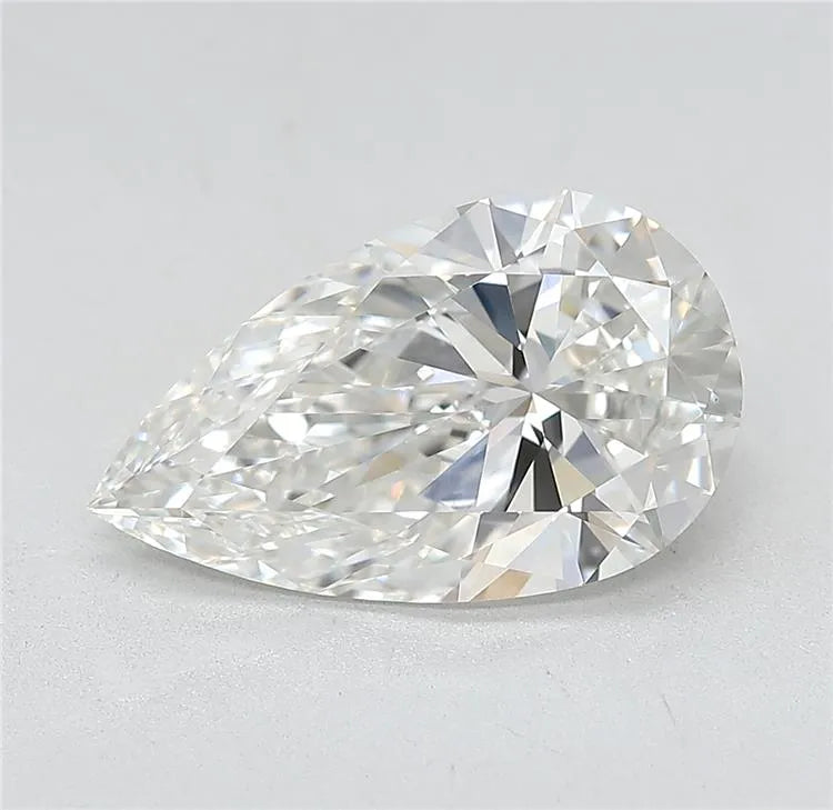 3.02ct Pear Lab Grown Diamond (Colour G, Clarity VVS2, Cut EX, IGI Certified)