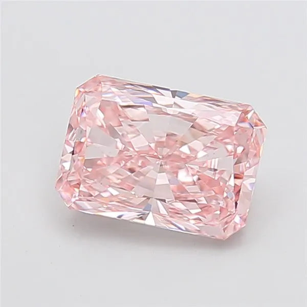 3.02ct Radiant Lab Grown Diamond (Colour Fancy Intense Pink, Clarity VS1, IGI Certified)