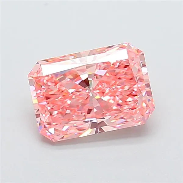 3.02ct Radiant Lab Grown Diamond (Colour Fancy Vivid Pink, Clarity SI1, IGI Certified)
