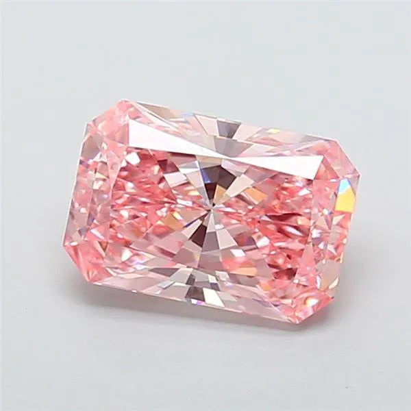3.02ct Radiant Lab Grown Diamond (Colour Fancy Vivid Pink, Clarity VS1, IGI Certified)