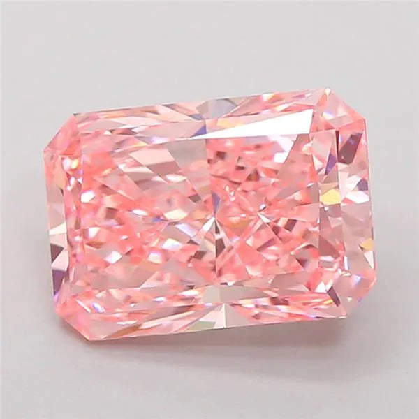3.02ct Radiant Lab Grown Diamond (Colour Fancy Vivid Pink, Clarity VS1, IGI Certified)