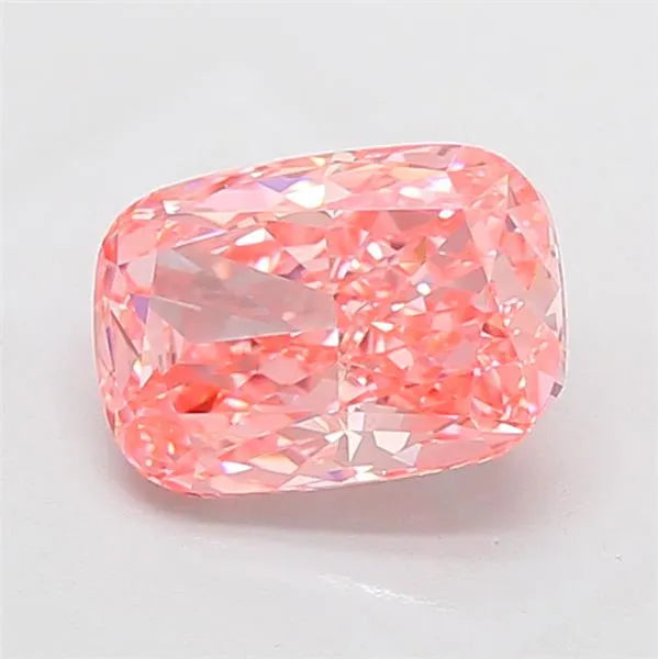 3.03ct Cushion modified Lab Grown Diamond (Colour Fancy Vivid Pink, Clarity VVS2, IGI Certified)