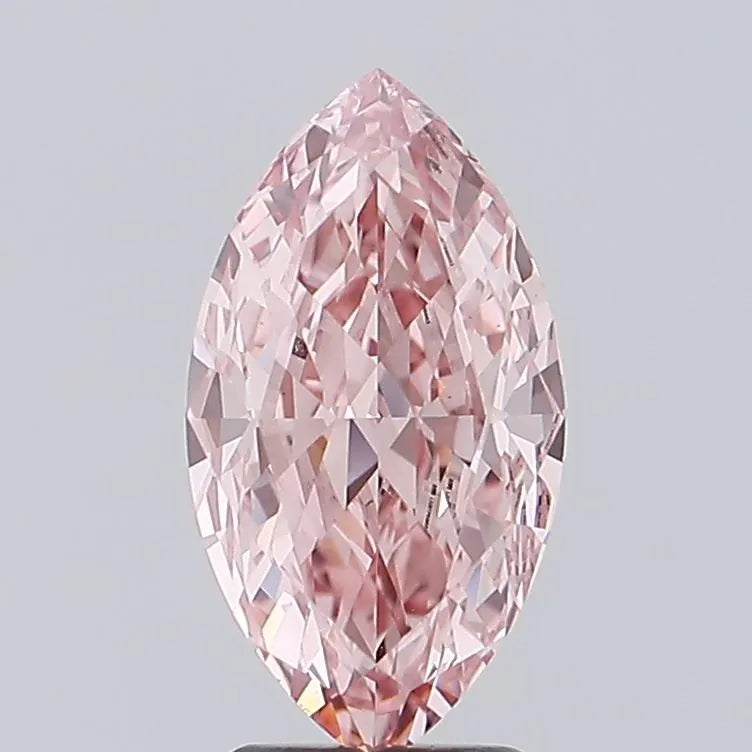 3.03ct Marquise Lab Grown Diamond (Colour Fancy Vivid Pink, Clarity VS1, IGI Certified)