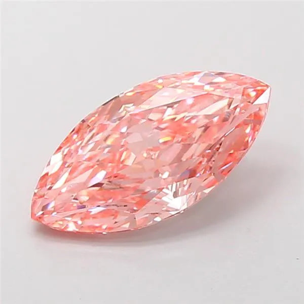 3.03ct Marquise Lab Grown Diamond (Colour Fancy Vivid Pink, Clarity VVS2, IGI Certified)