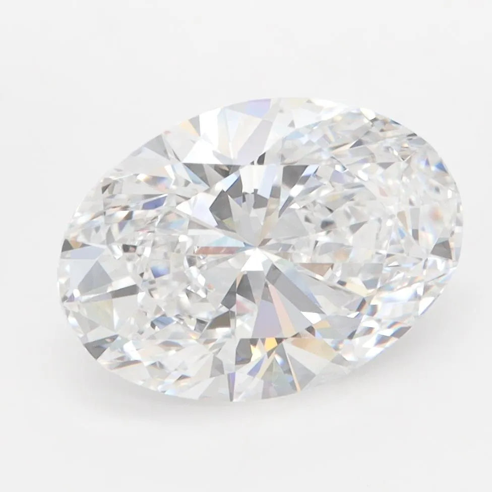 3.03ct Oval Lab Grown Diamond (Colour D, Clarity IF, IGI Certified)