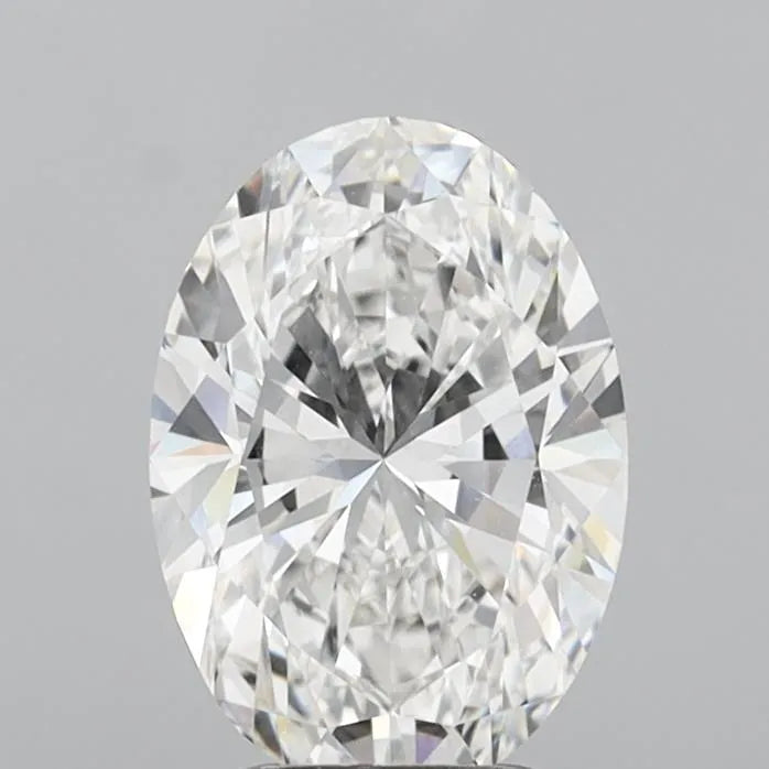3.03ct Oval Lab Grown Diamond (Colour F, Clarity VVS2, IGI Certified)