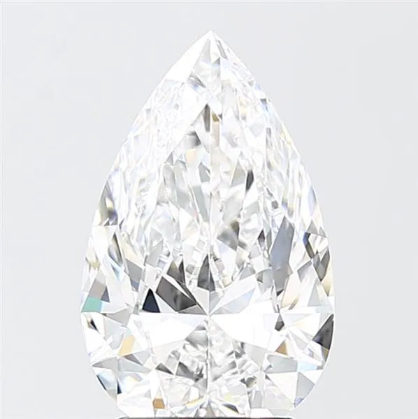 3.03ct Pear Lab Grown Diamond (Colour D, Clarity VVS2, IGI Certified)