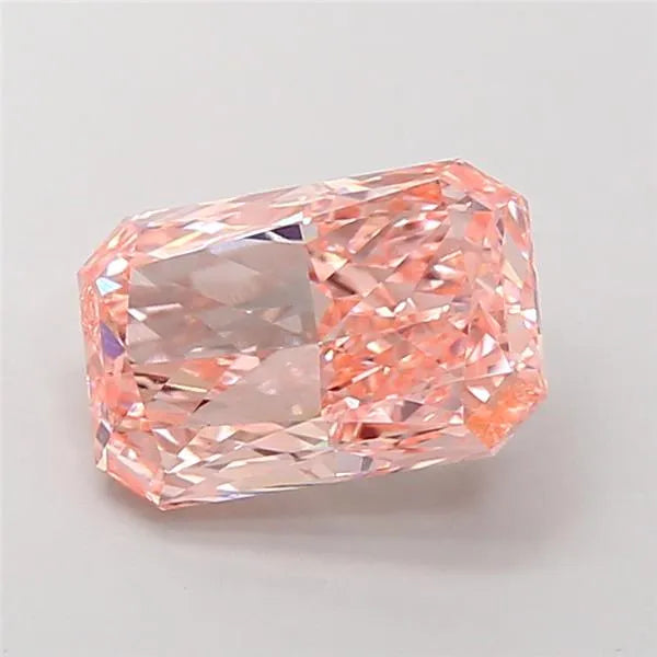 3.03ct Radiant Lab Grown Diamond (Colour Fancy Intense Pink, Clarity VS1, IGI Certified)