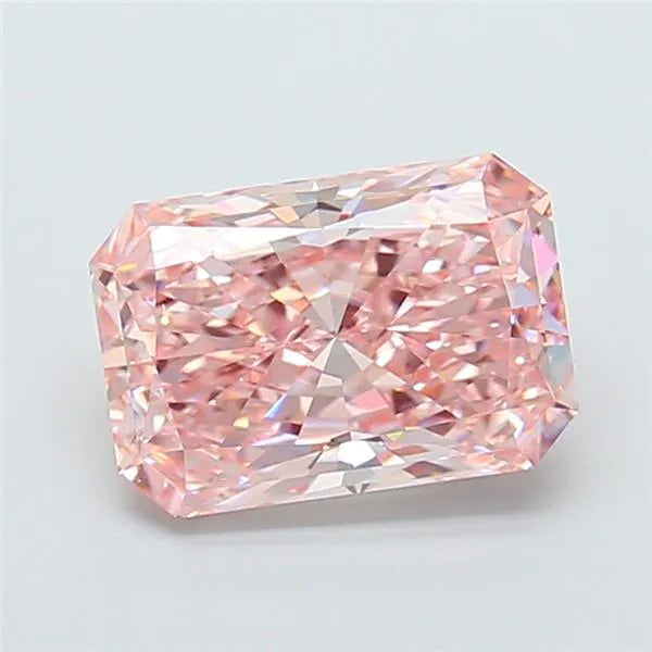 3.03ct Radiant Lab Grown Diamond (Colour Fancy Intense Pink, Clarity VVS2, IGI Certified)