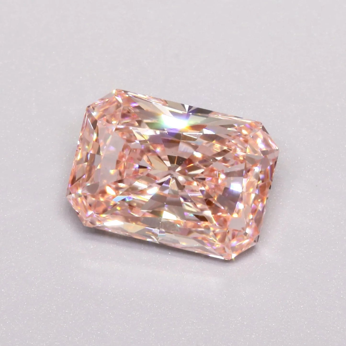 3.03ct Radiant Lab Grown Diamond (Colour Fancy Vivid Pink, Clarity VS1, IGI Certified)