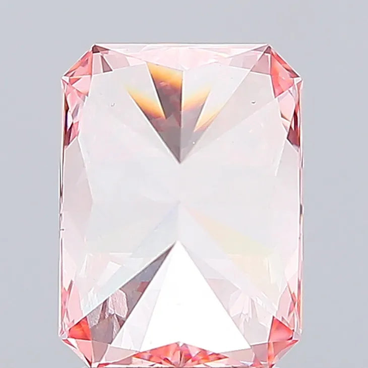 3.03ct Radiant Lab Grown Diamond (Colour Fancy Vivid Pink, Clarity VS1, IGI Certified)