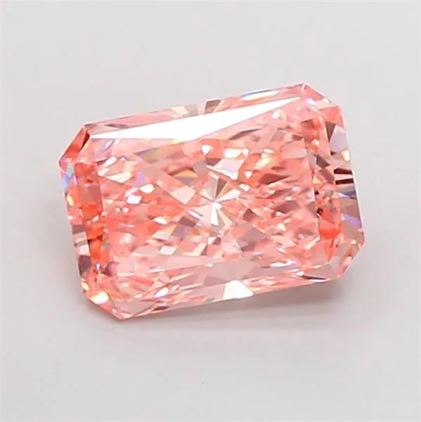 3.03ct Radiant Lab Grown Diamond (Colour Fancy Vivid Pink, Clarity VS1, IGI Certified)