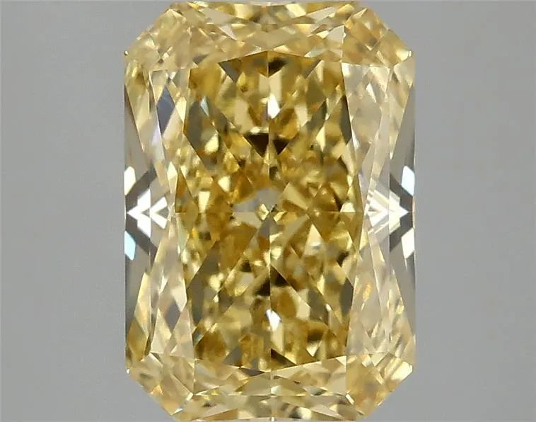 3.03ct Radiant Lab Grown Diamond (Colour Fancy Vivid Yellow, Clarity VVS2, IGI Certified)