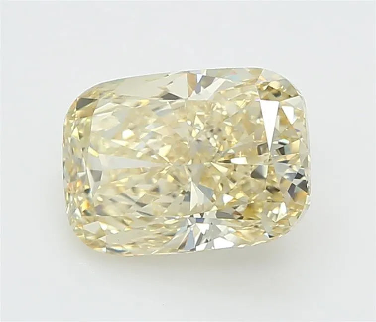 3.04ct Cushion modified Lab Grown Diamond (Colour Fancy Yellow, Clarity VVS2, IGI Certified)