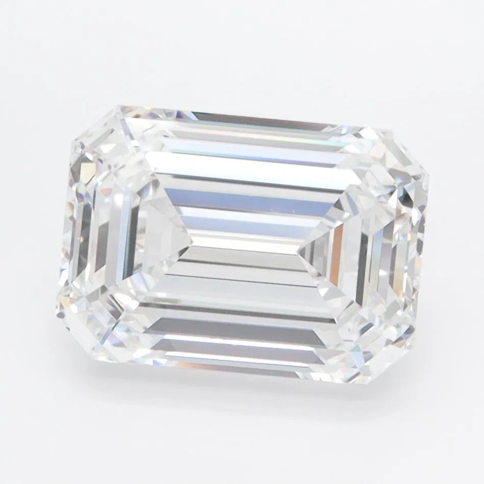 3.04ct Emerald Lab Grown Diamond (Colour D, Clarity VVS1, GIA Certified)