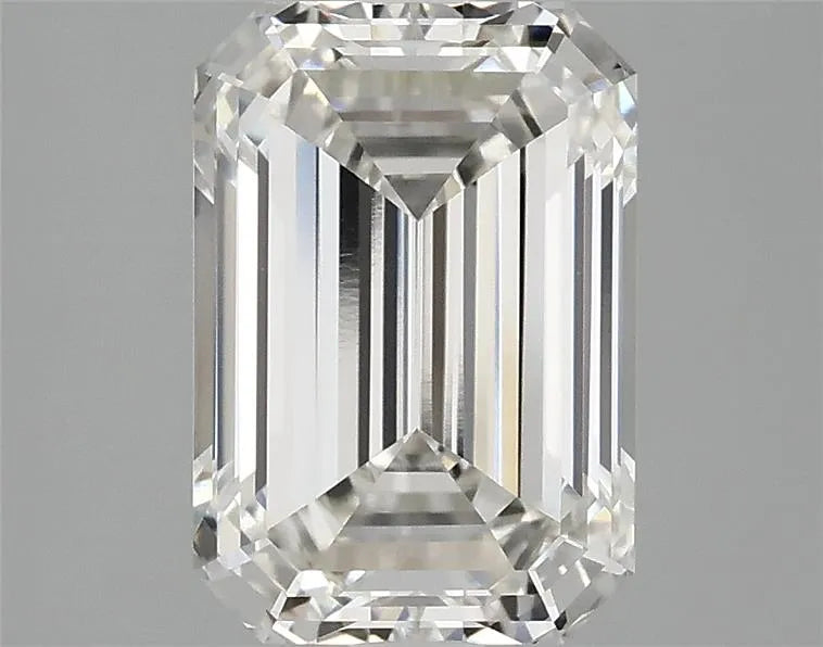 3.04ct Emerald Lab Grown Diamond (Colour G, Clarity VVS2, IGI Certified)