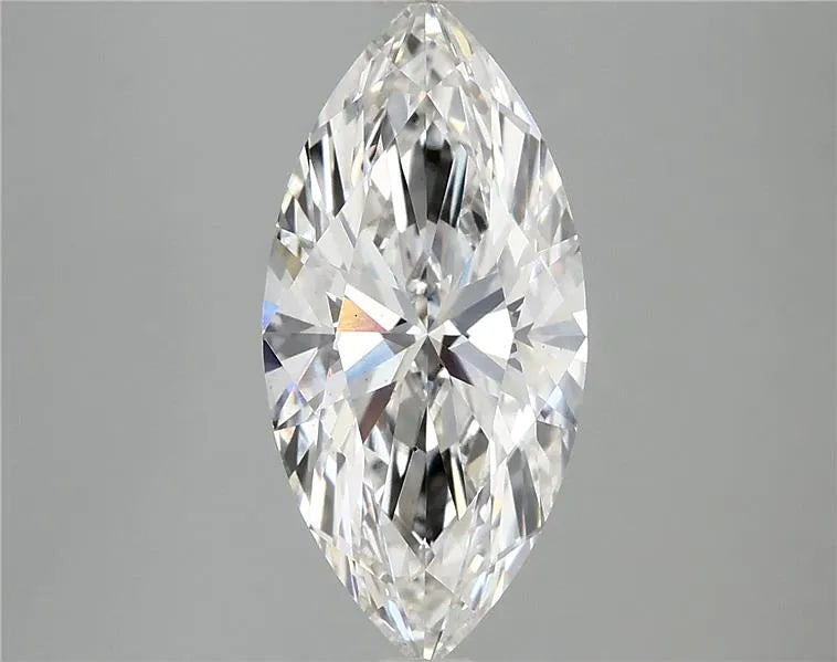 3.04ct Marquise Lab Grown Diamond (Colour G, Clarity VS2, IGI Certified)