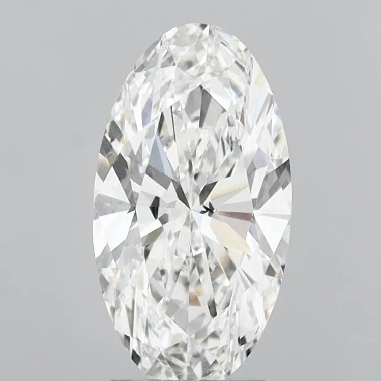 3.04ct Oval Lab Grown Diamond (Colour E, Clarity VVS1, IGI Certified)