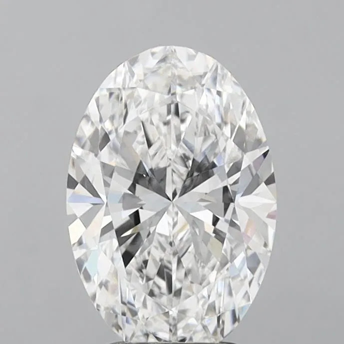 3.04ct Oval Lab Grown Diamond (Colour E, Clarity VVS2, IGI Certified)