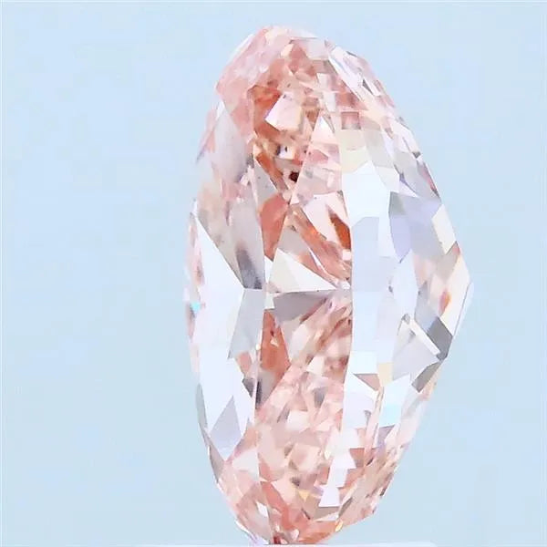 3.04ct Oval Lab Grown Diamond (Colour Fancy Vivid Pink, Clarity VS1, IGI Certified)