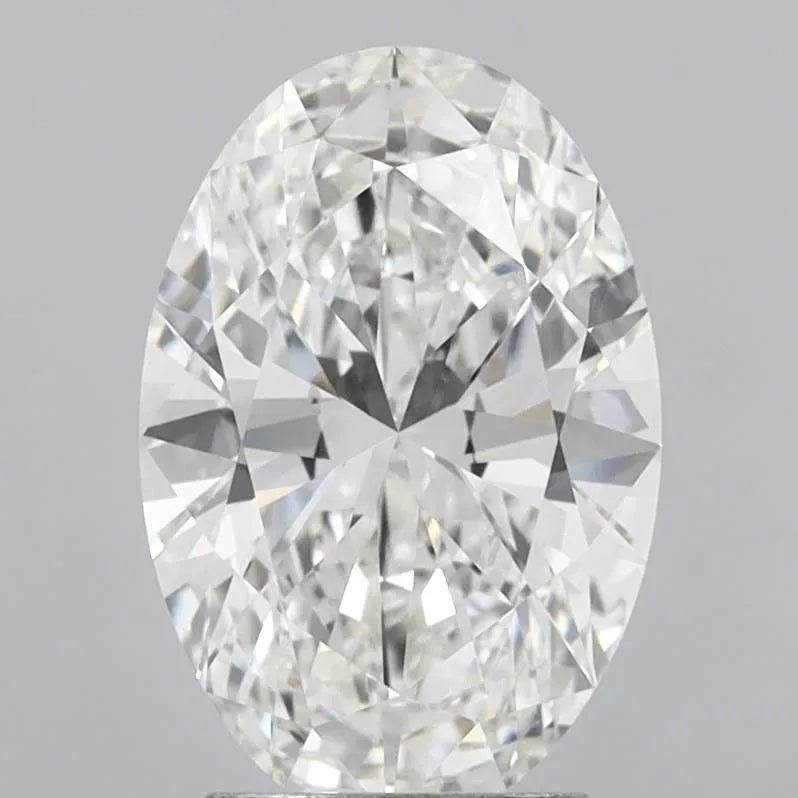 3.04ct Oval Lab Grown Diamond (Colour G, Clarity VVS2, IGI Certified)