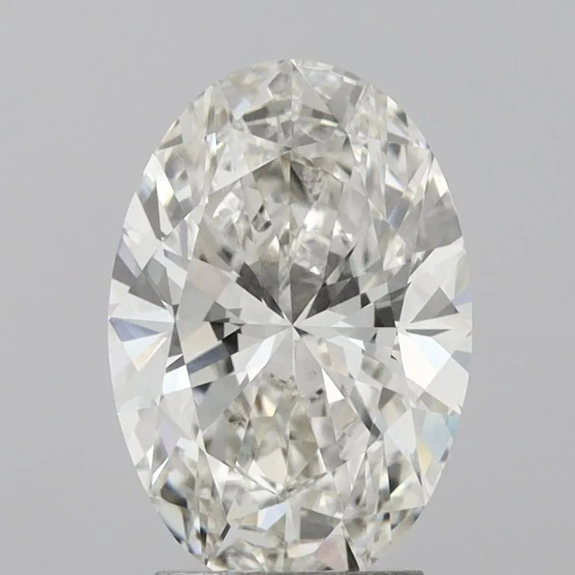 3.04ct Oval Lab Grown Diamond (Colour H, Clarity VVS2, IGI Certified)