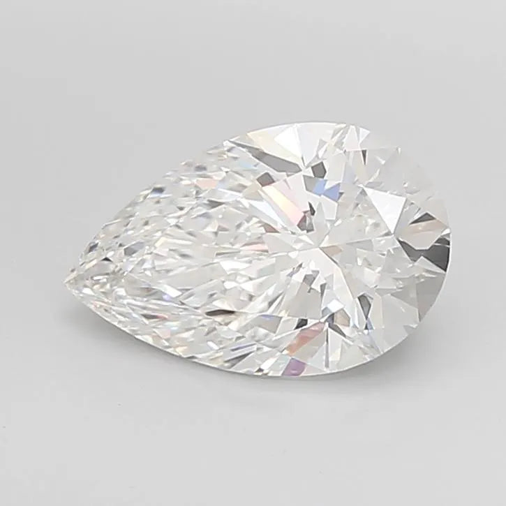3.04ct Pear Lab Grown Diamond (Colour E, Clarity VVS2, IGI Certified)