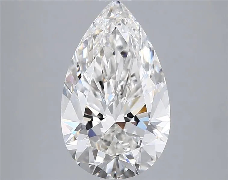 3.04ct Pear Lab Grown Diamond (Colour G, Clarity VS1, IGI Certified)