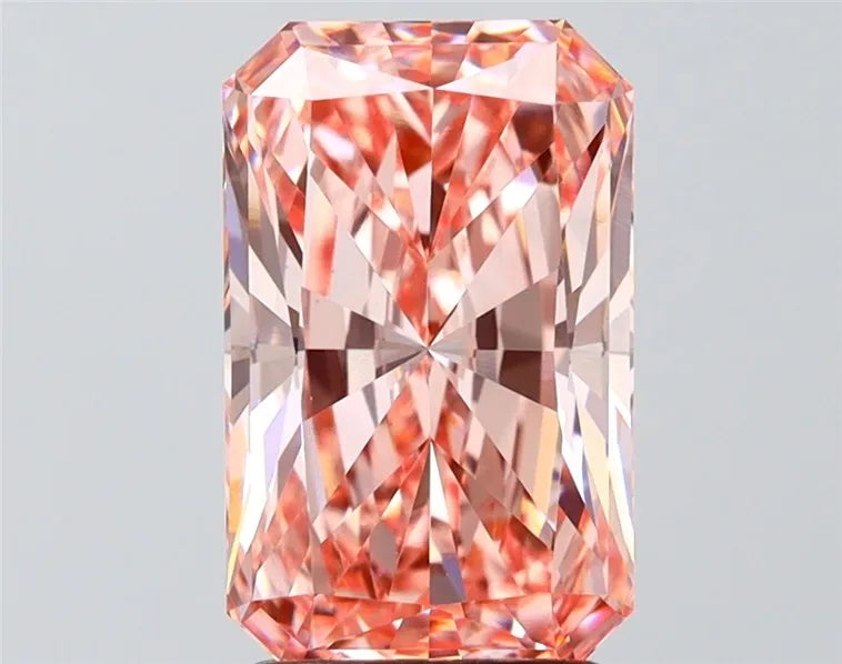 3.04ct Radiant Lab Grown Diamond (Colour Fancy Vivid Pink, Clarity VVS2, IGI Certified)