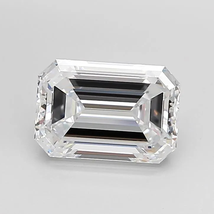 3.05ct Emerald Lab Grown Diamond (Colour D, Clarity VVS1, Cut EX, IGI Certified)