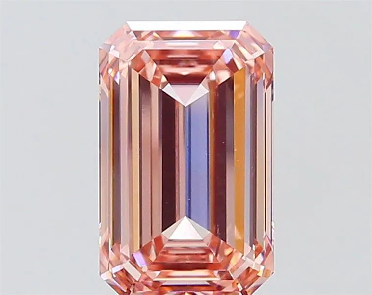 3.05ct Emerald Lab Grown Diamond (Colour Fancy Intense Pink, Clarity VS1, IGI Certified)