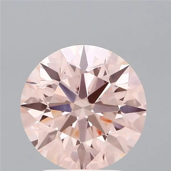 3.05ct Round Lab Grown Diamond (Colour Fancy Intense Pink, Clarity VVS2, Cut EX, IGI Certified)