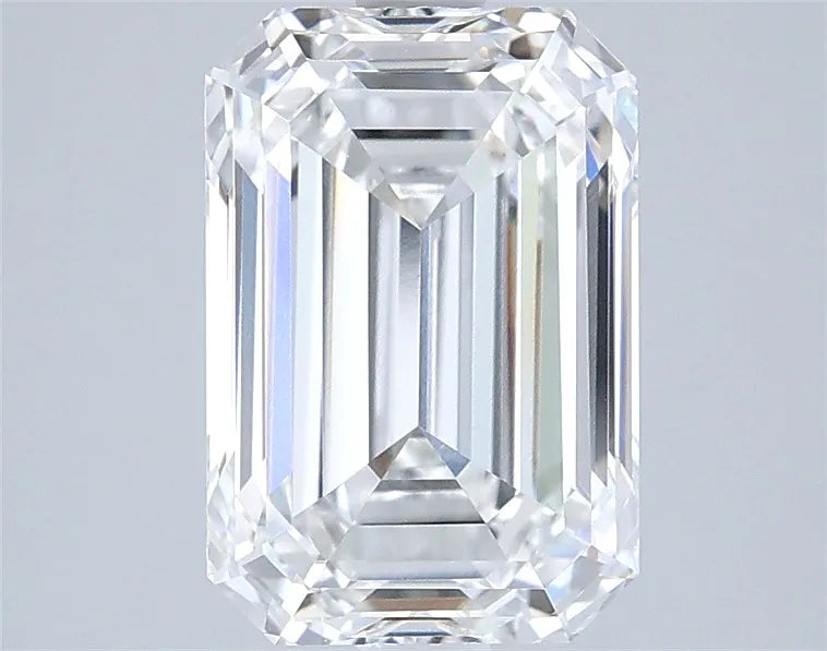 3.06ct Emerald Lab Grown Diamond (Colour D, Clarity VVS2, IGI Certified)