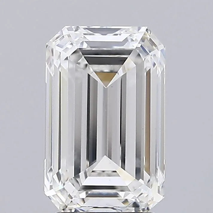 3.06ct Emerald Lab Grown Diamond (Colour F, Clarity VVS2, IGI Certified)