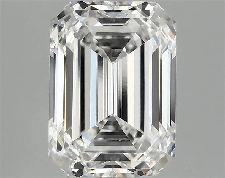 3.06ct Emerald Lab Grown Diamond (Colour F, Clarity VVS2, IGI Certified)