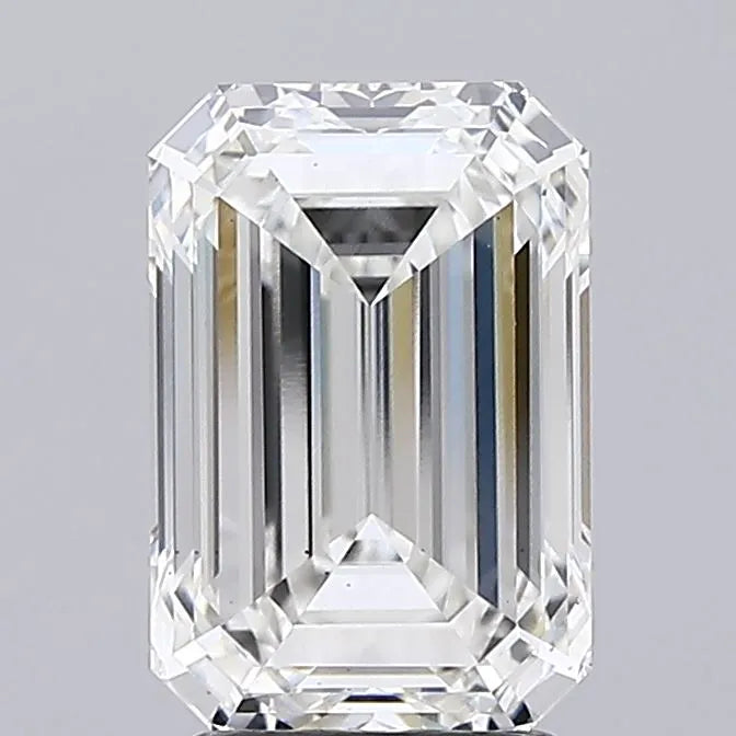3.06ct Emerald Lab Grown Diamond (Colour G, Clarity VS2, IGI Certified)