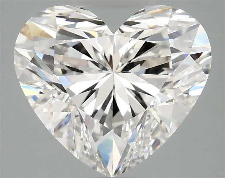 3.06ct Heart Lab Grown Diamond (Colour G, Clarity VVS2, IGI Certified)