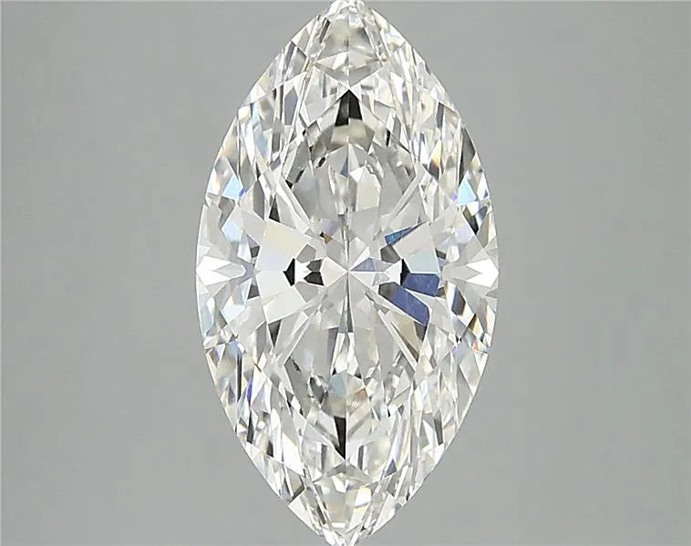 3.06ct Marquise Lab Grown Diamond (Colour G, Clarity VVS2, IGI Certified)