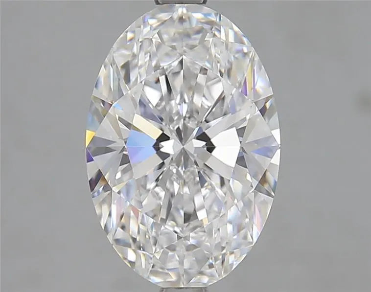 3.06ct Oval Lab Grown Diamond (Colour D, Clarity IF, Cut EX, IGI Certified)