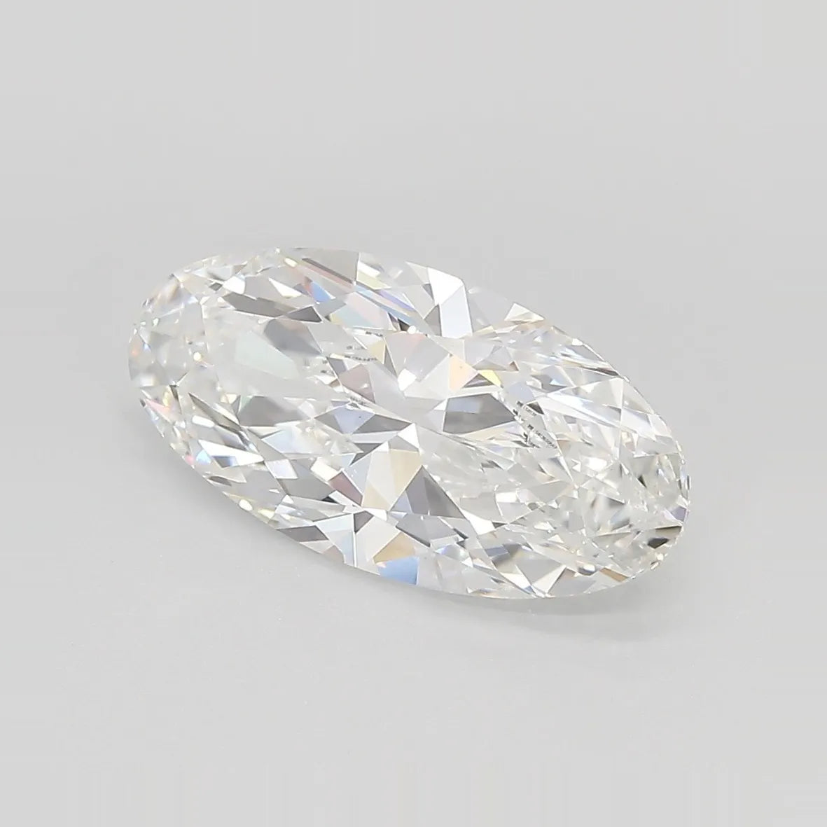3.06ct Oval Lab Grown Diamond (Colour E, Clarity VVS2, IGI Certified)