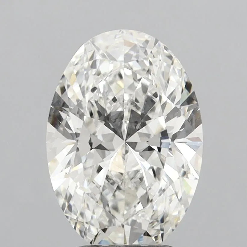 3.06ct Oval Lab Grown Diamond (Colour G, Clarity VVS2, IGI Certified)