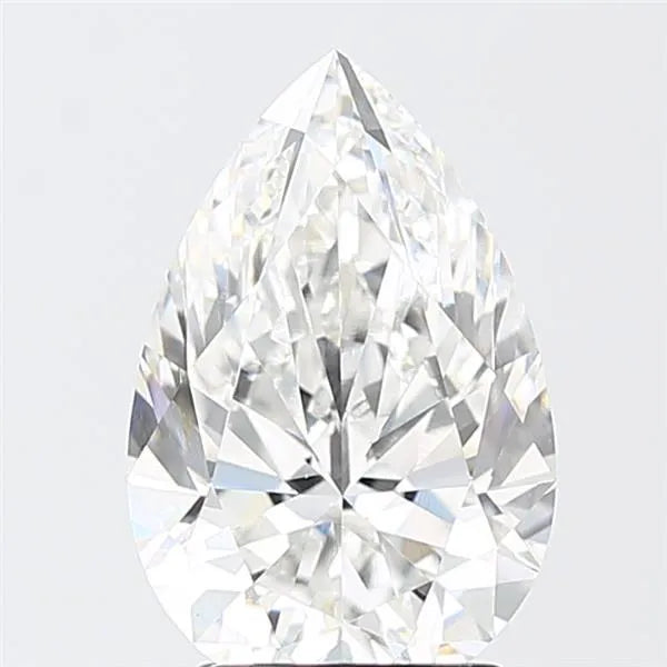 3.06ct Pear Lab Grown Diamond (Colour F, Clarity VVS2, IGI Certified)