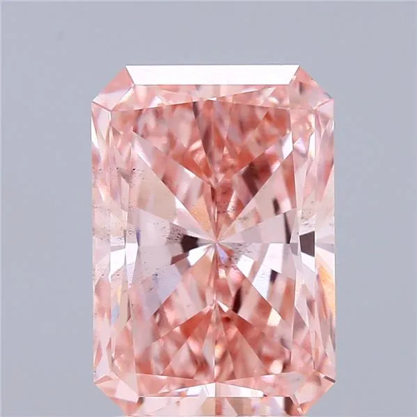 3.06ct Radiant Lab Grown Diamond (Colour Fancy Vivid Pink, Clarity SI1, IGI Certified)