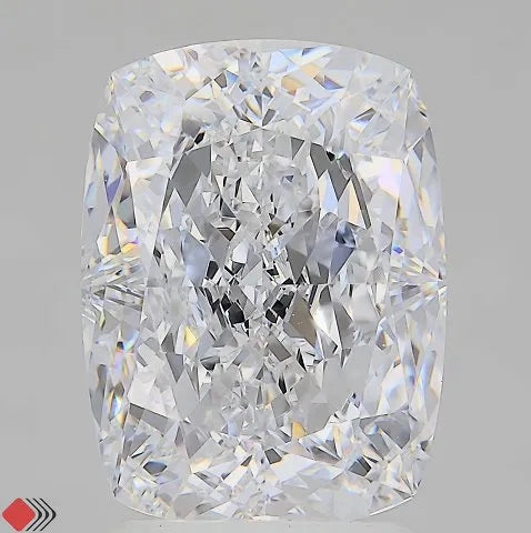 3.07ct Cushion modified Lab Grown Diamond (Colour D, Clarity VVS1, IGI Certified)