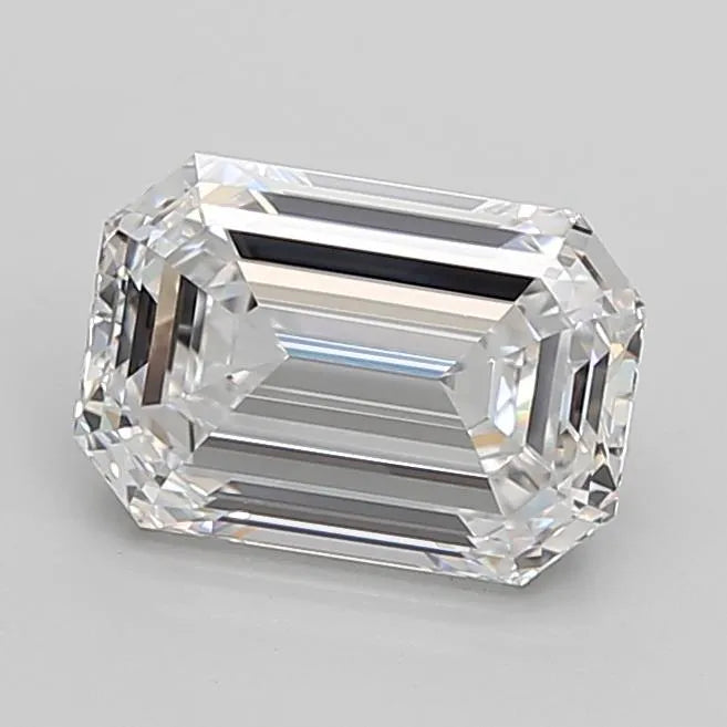 3.07ct Emerald Lab Grown Diamond (Colour D, Clarity IF, Cut EX, IGI Certified)