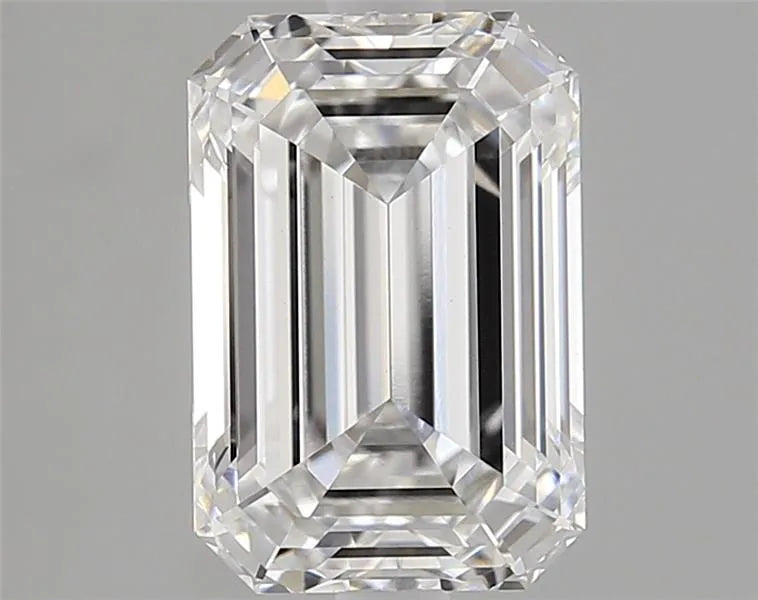 3.07ct Emerald Lab Grown Diamond (Colour D, Clarity VVS2, Cut EX, IGI Certified)