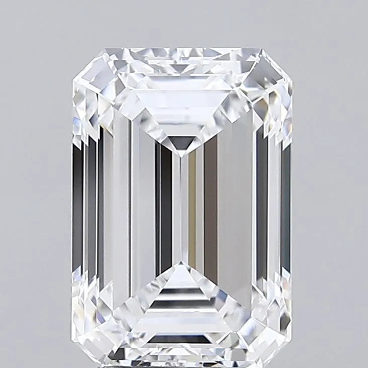 3.07ct Emerald Lab Grown Diamond (Colour D, Clarity VVS2, IGI Certified)