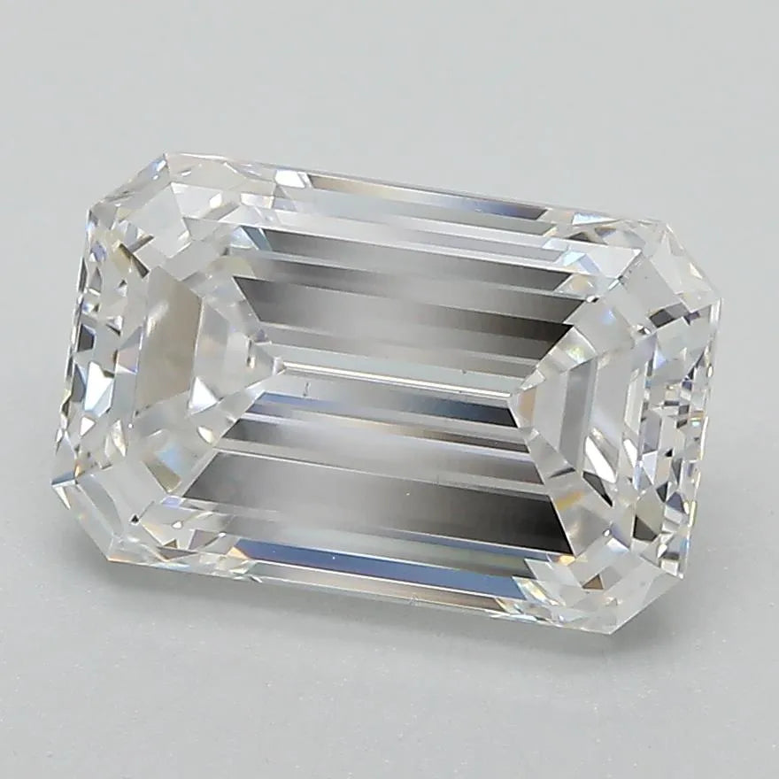 3.07ct Emerald Lab Grown Diamond (Colour G, Clarity VS1, IGI Certified)