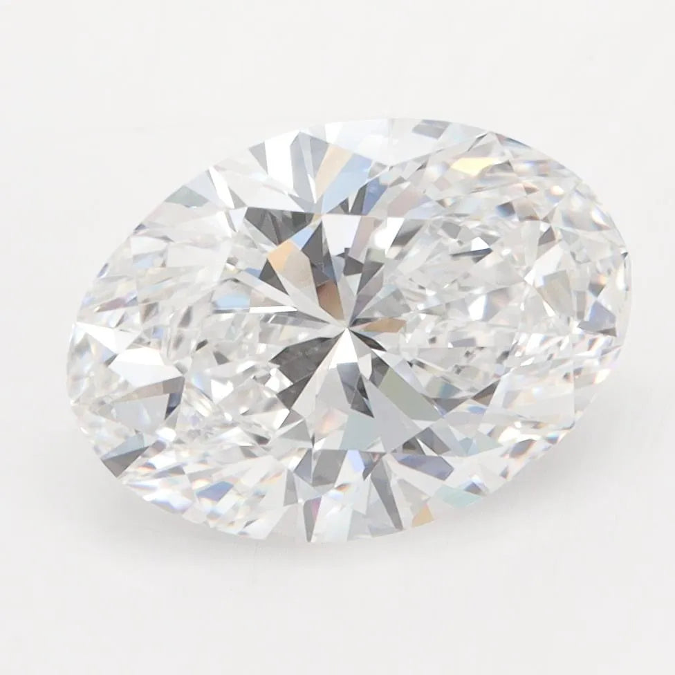 3.07ct Oval Lab Grown Diamond (Colour D, Clarity IF, GIA Certified)