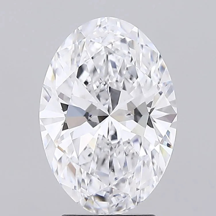 3.07ct Oval Lab Grown Diamond (Colour D, Clarity IF, IGI Certified)